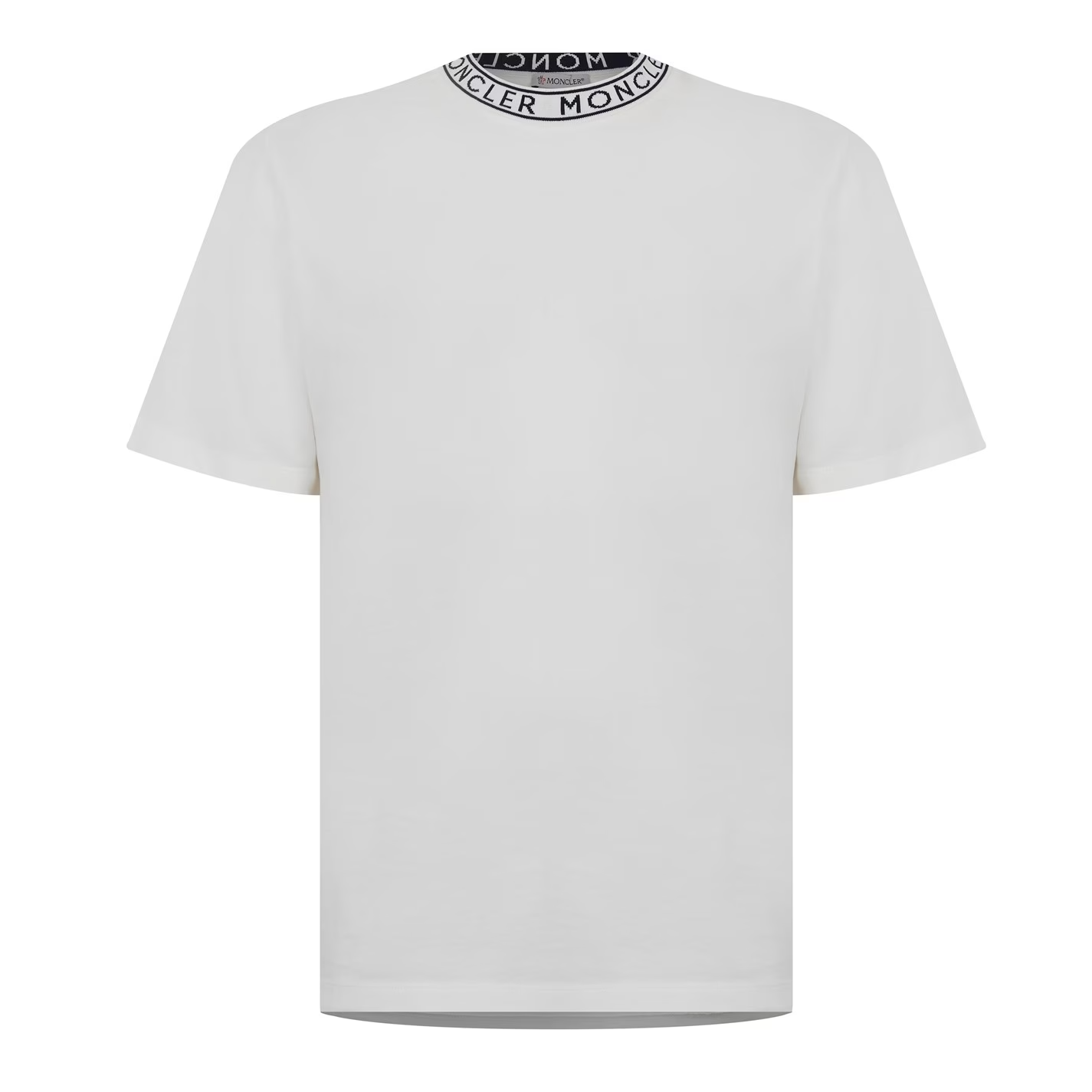 Moncler Neck Print T-Shirt White