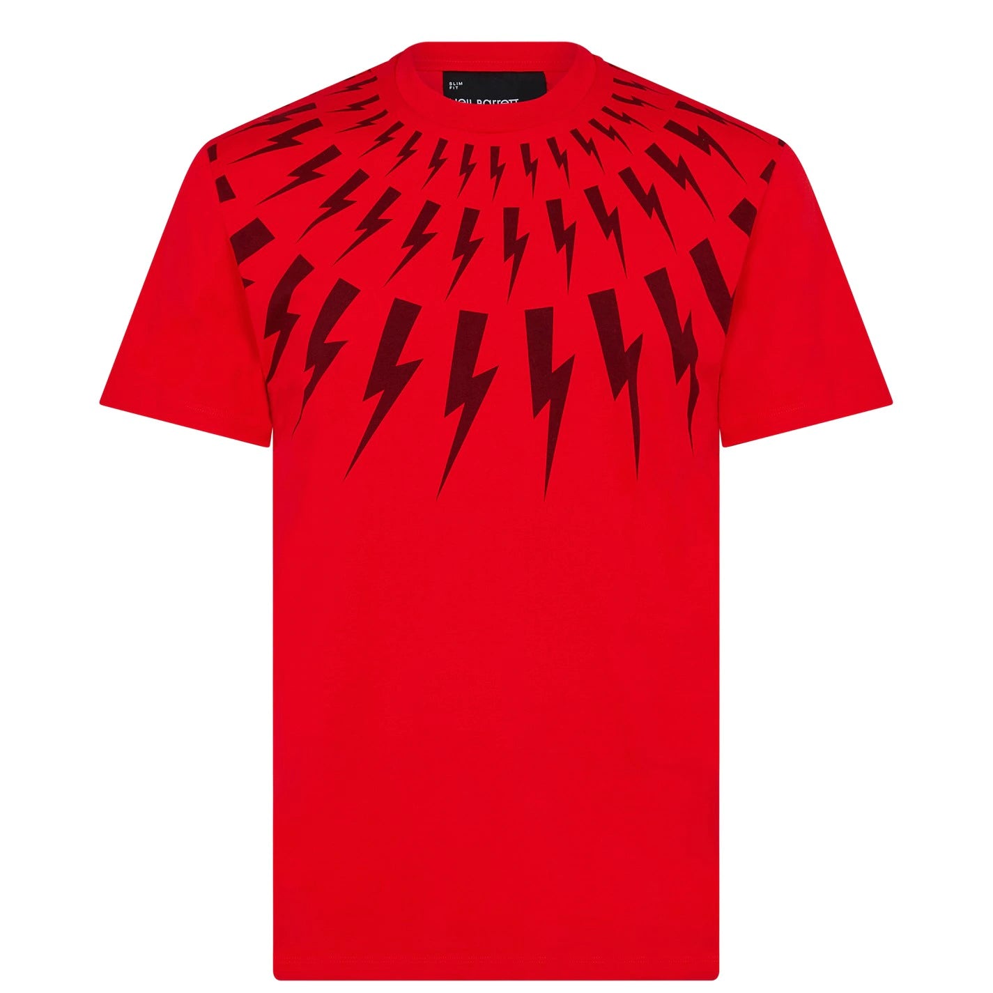 Neil Barrett Classic Lightning T-Shirt Red
