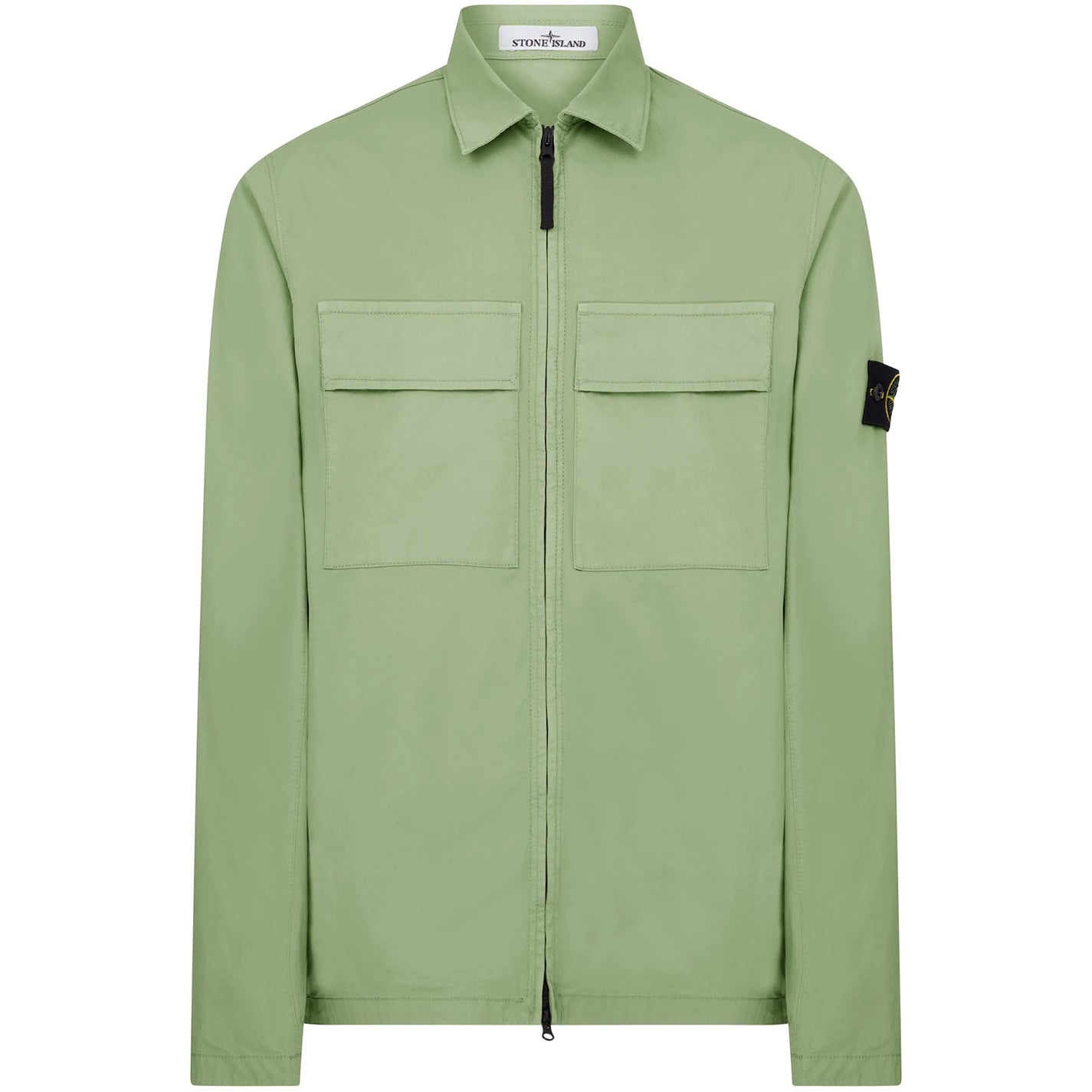 Stone Island Twill Overshirt Lime
