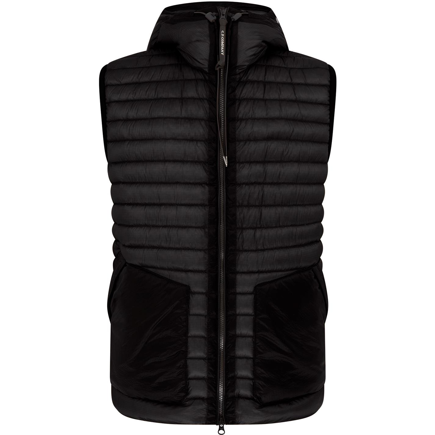 Cp Company Down Goggle Gilet Black