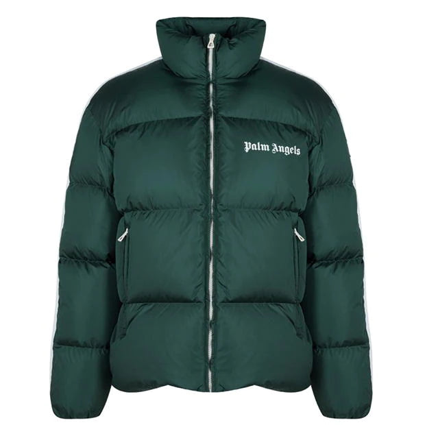 Palm Angels Track Padded Jacket Green