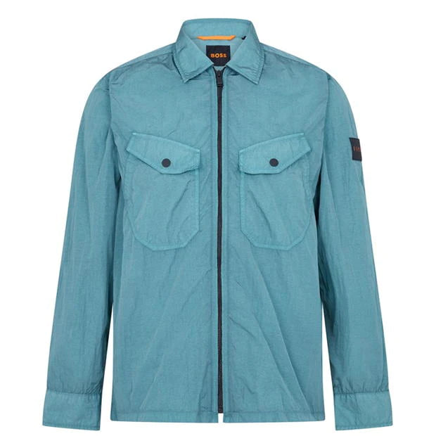 Hugo Boss Lovel Zip Overshirt Aqua