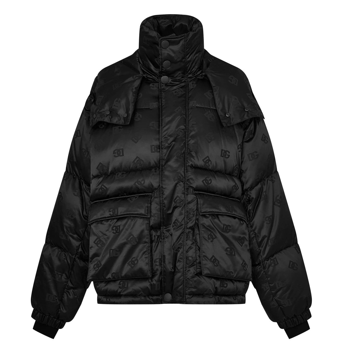 Dolce And Gabbana Logo Puffer Jacket