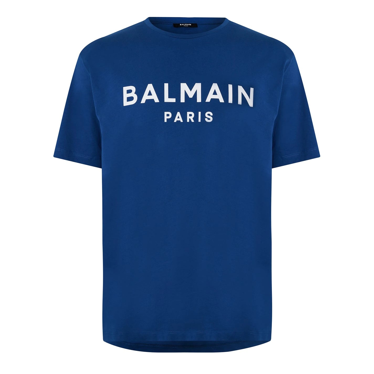Balmain Logo T-Shirt Blue