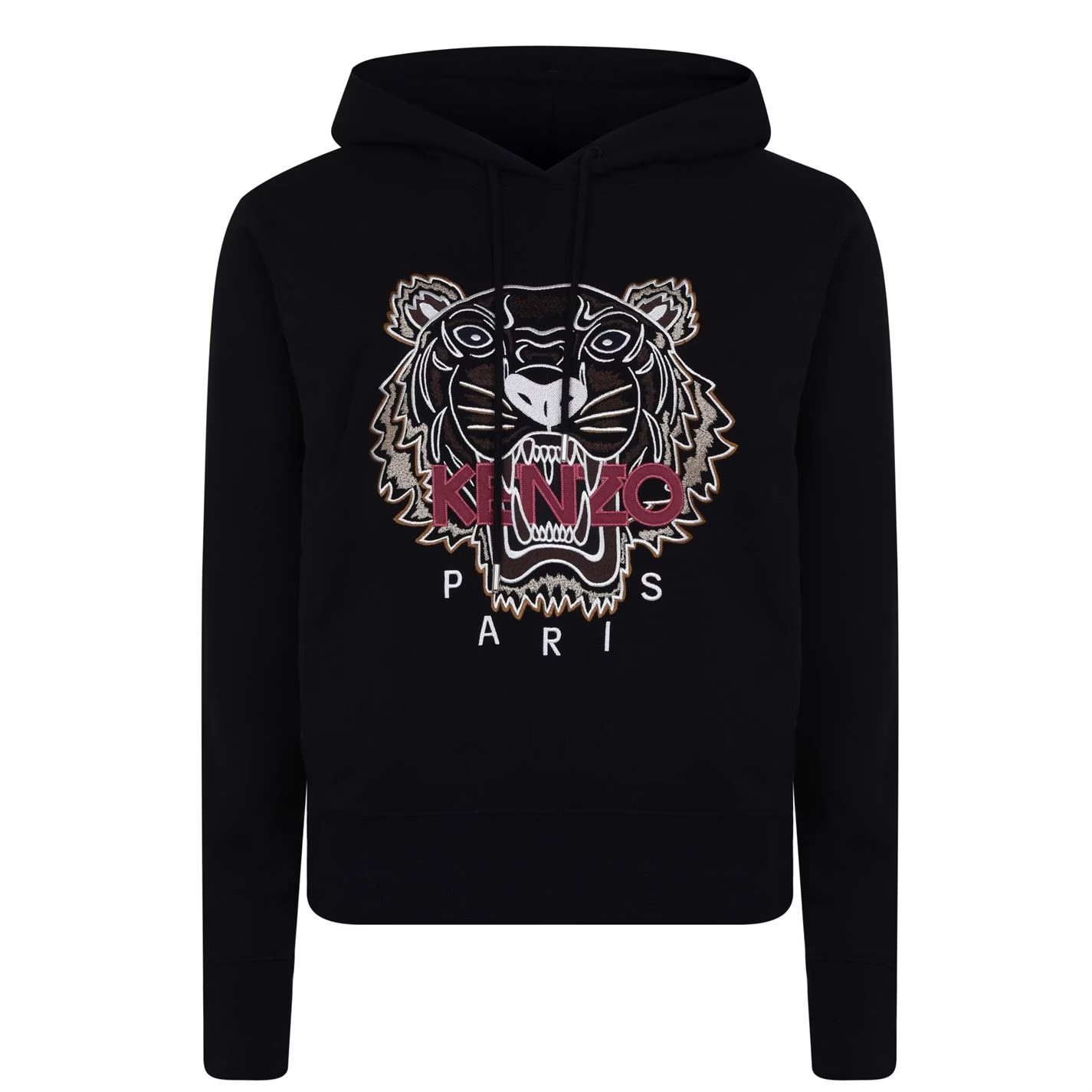 Kenzo Tiger Logo Hoodie Black