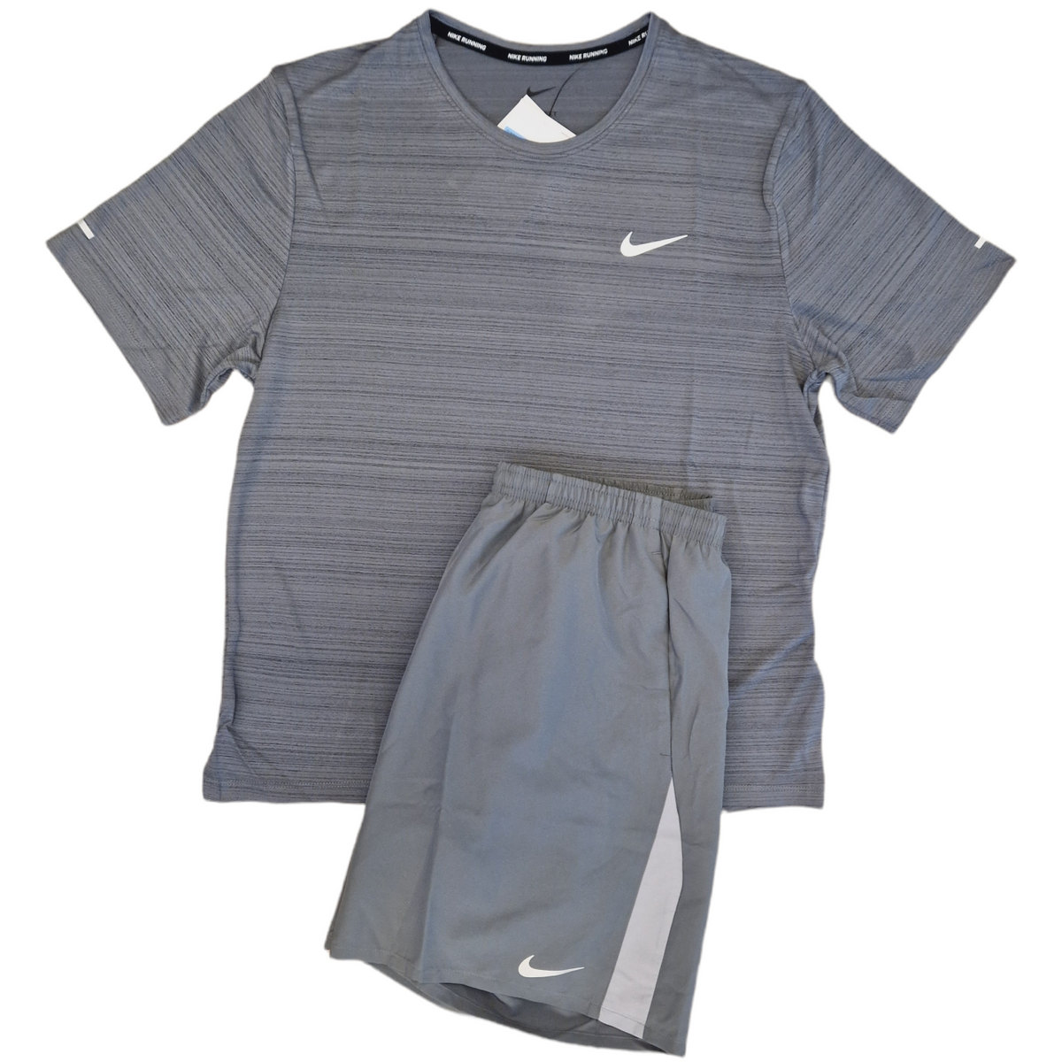 Nike Dri Fit Shorts Set Grey