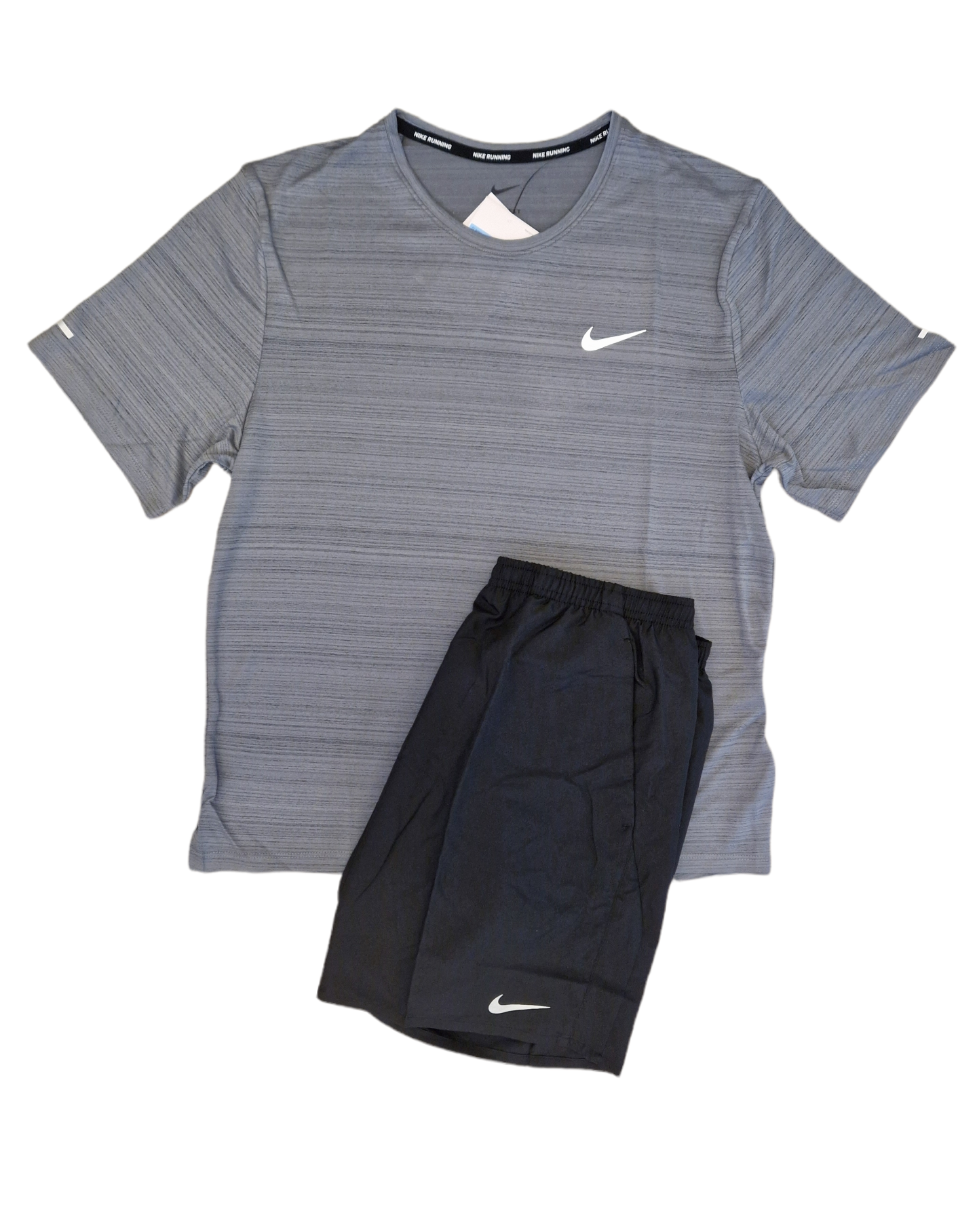 Nike Dri Fit Shorts Set Grey/Black