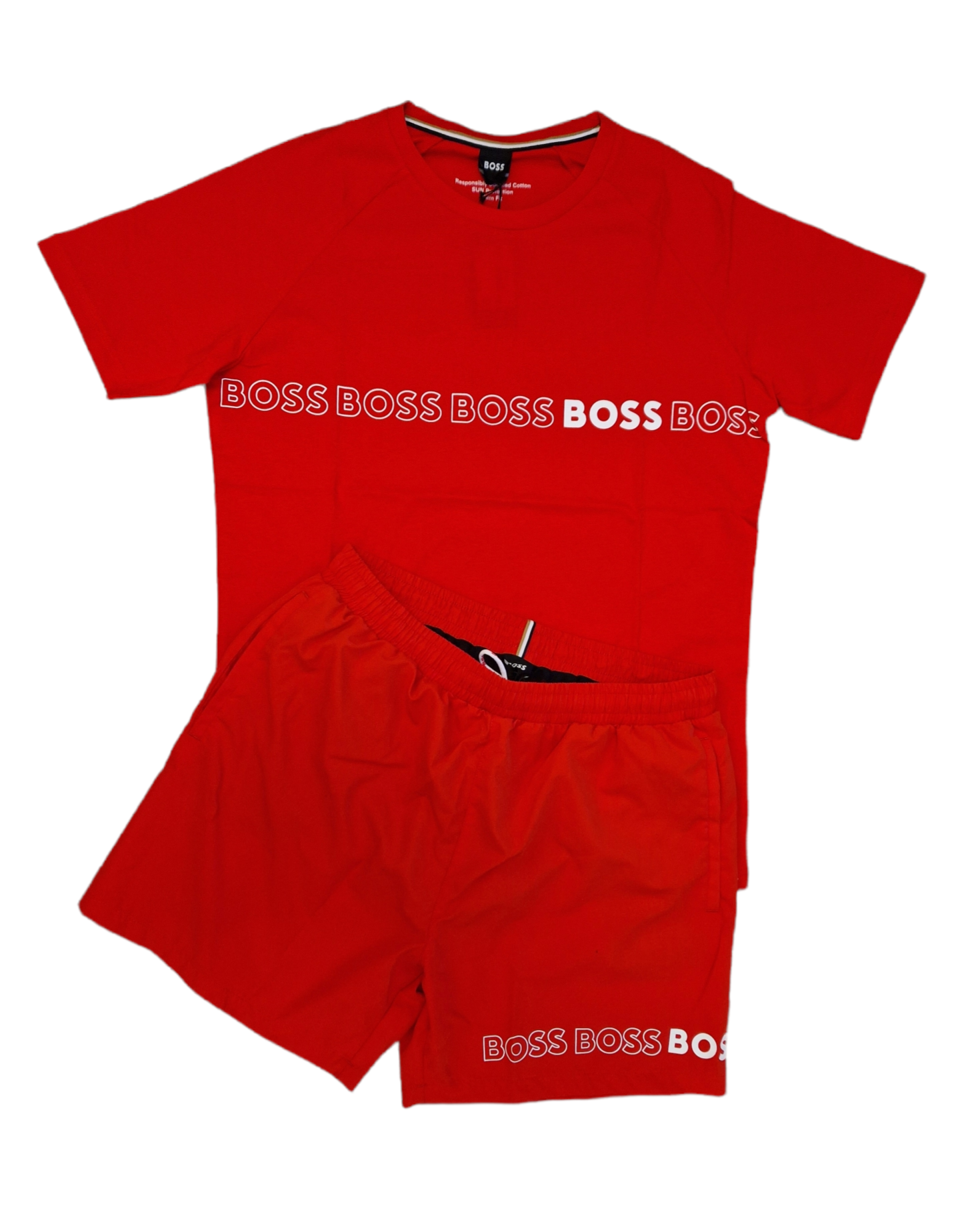 Hugo Boss Shorts Set Red