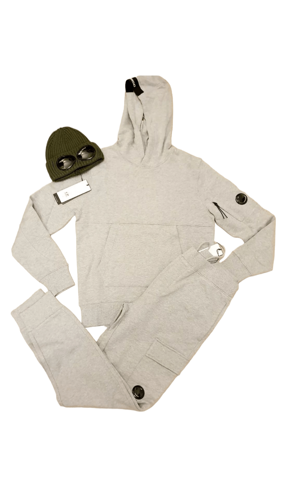 CP Company Hoodie Full Tracksuit Grey