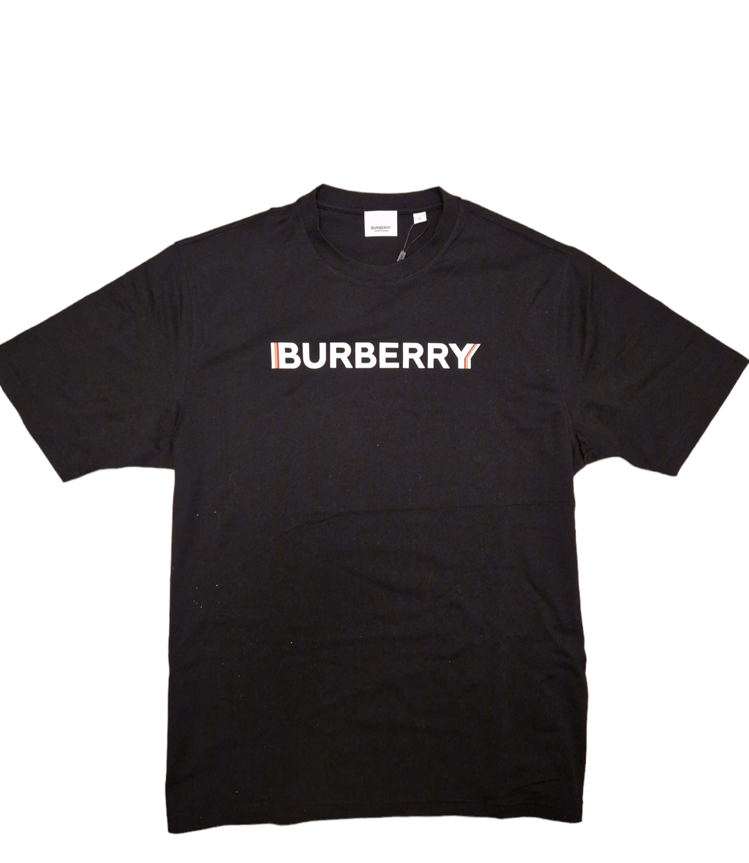 Burberry Tri Logo T Shirt Black