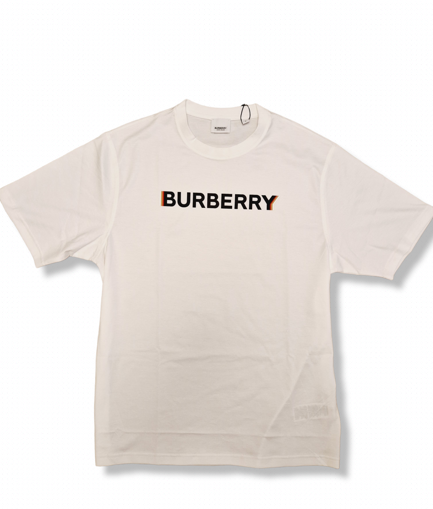 Burberry Tri Logo T Shirt White