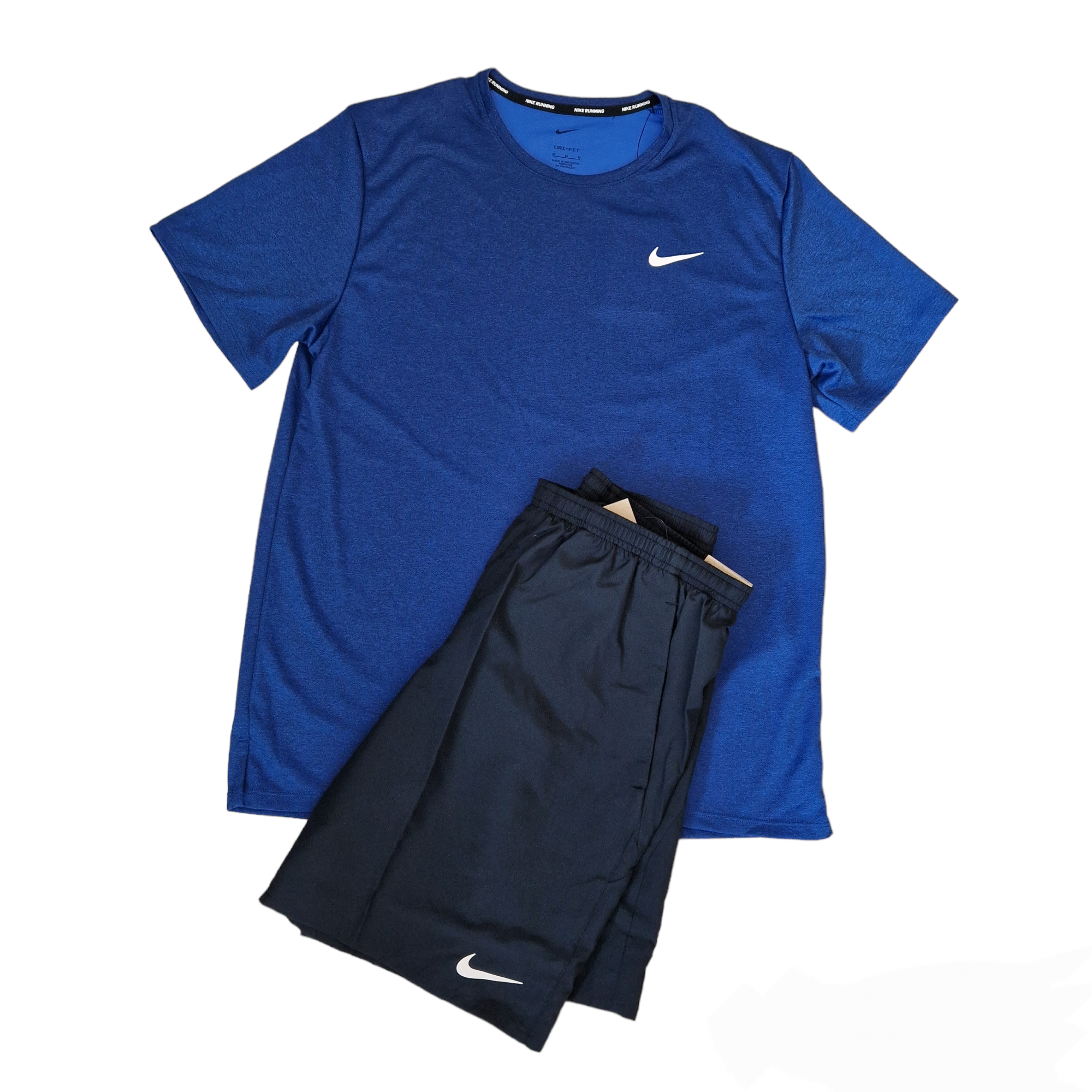 Nike Dri Fit Shorts Set Blue/Black