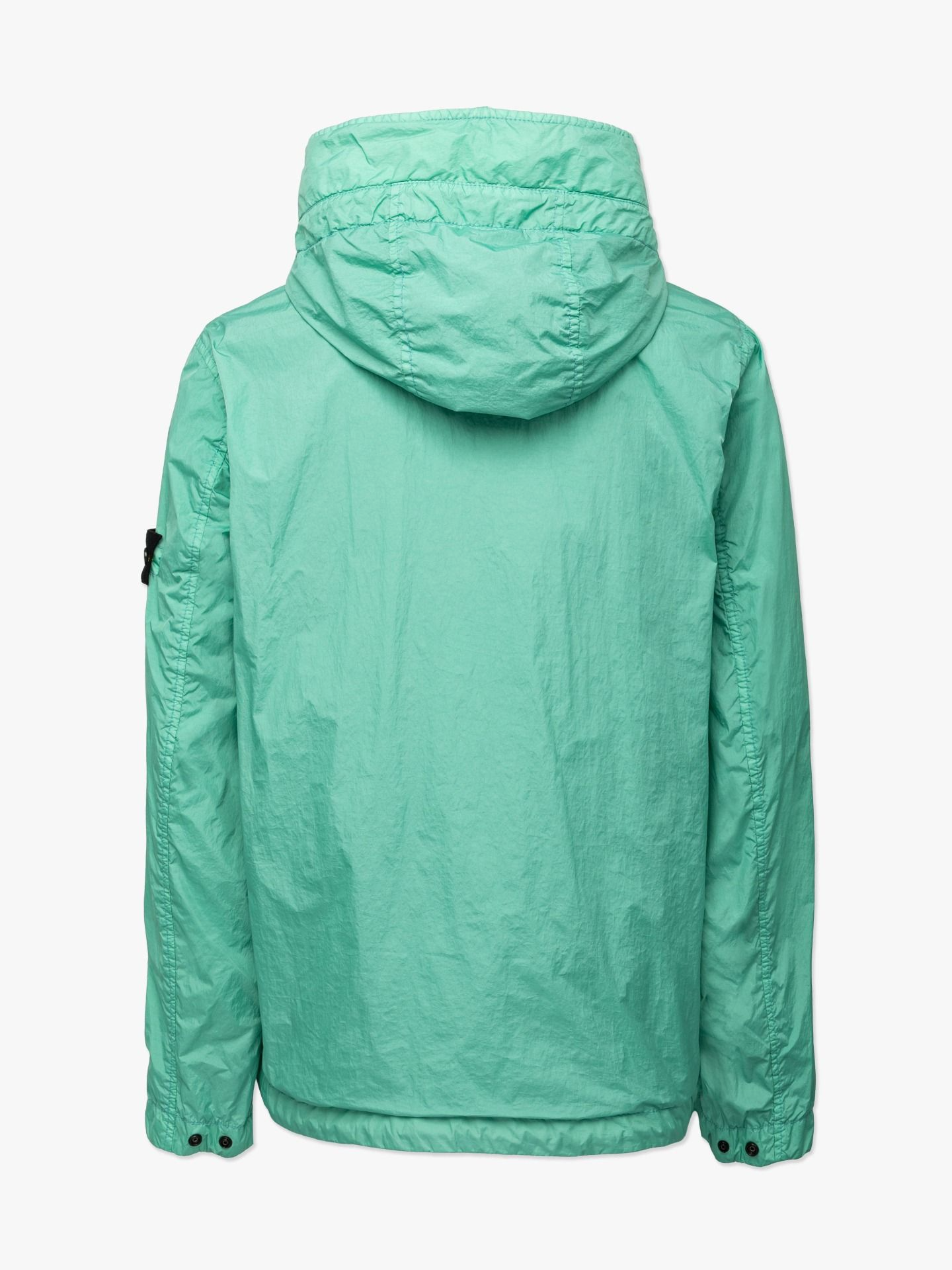 Kids Stone Island Windbreaker Jacket Lime