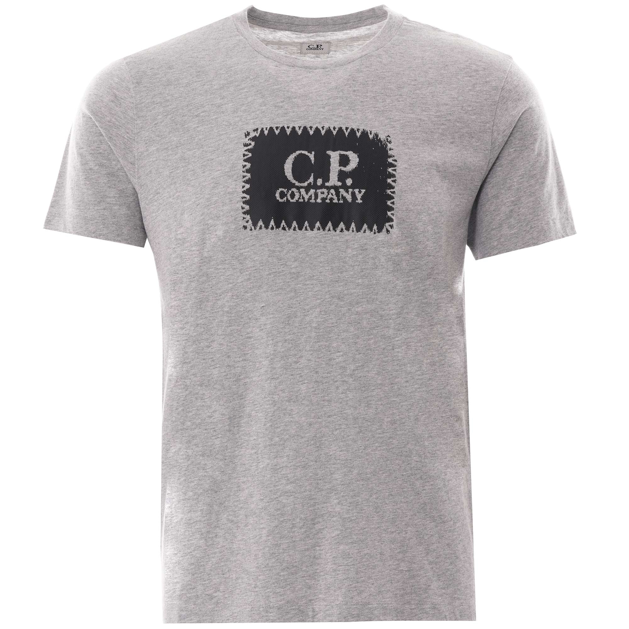 CP Company Logo T Shirt Grey