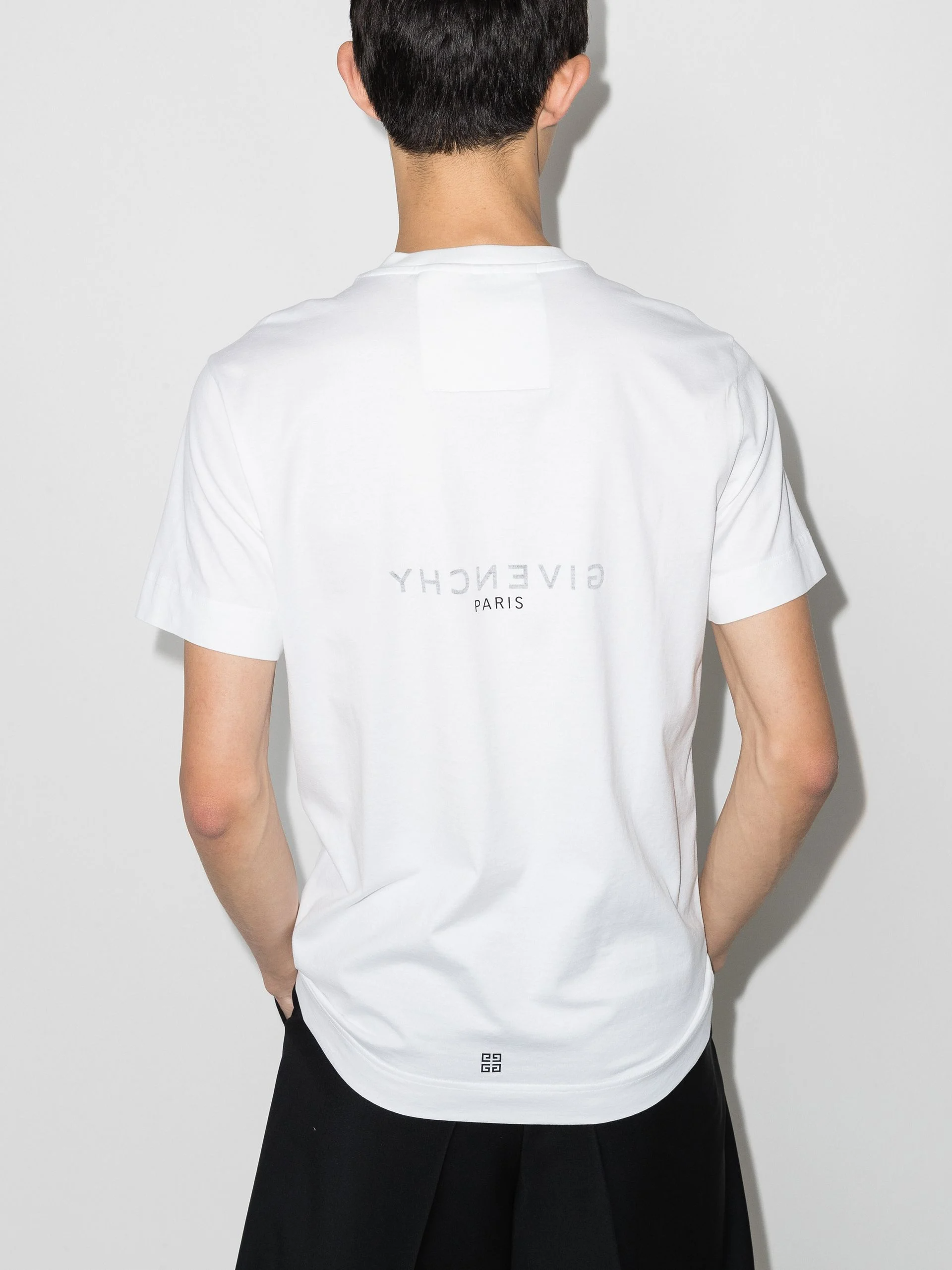 Givenchy Reverse Logo Print T-Shirt White