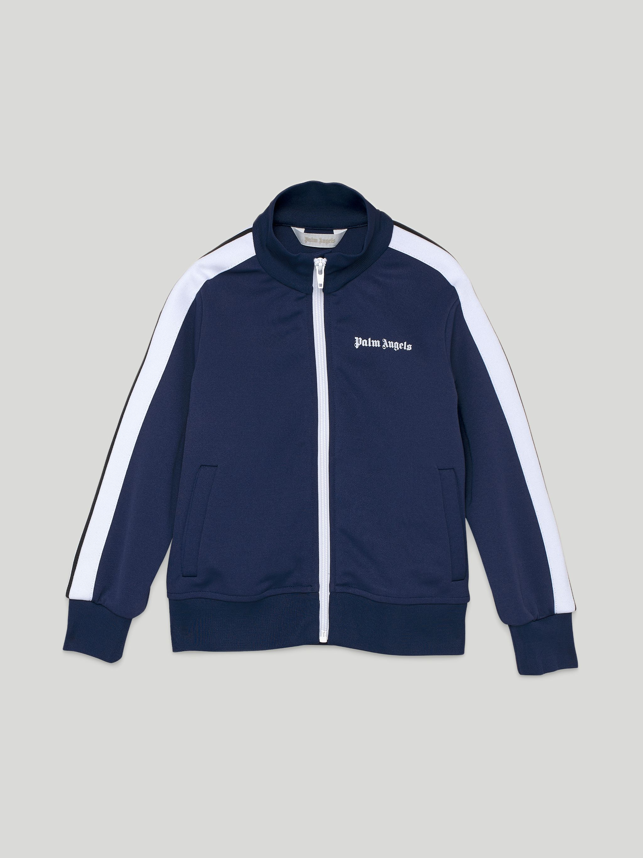 Kids Palm Angels Zip Jacket Navy