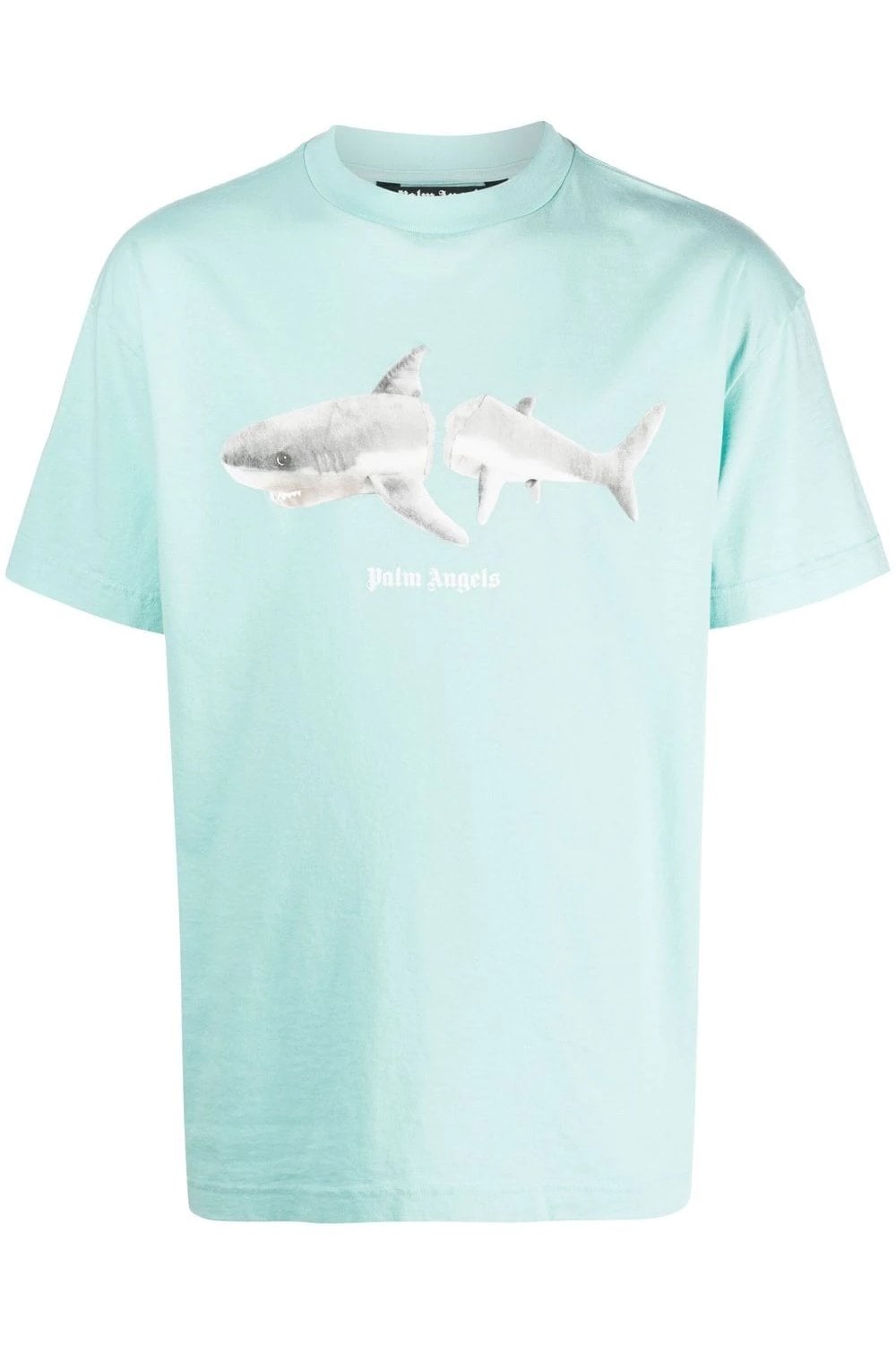 Palm Angels Shark T Shirt Aqua