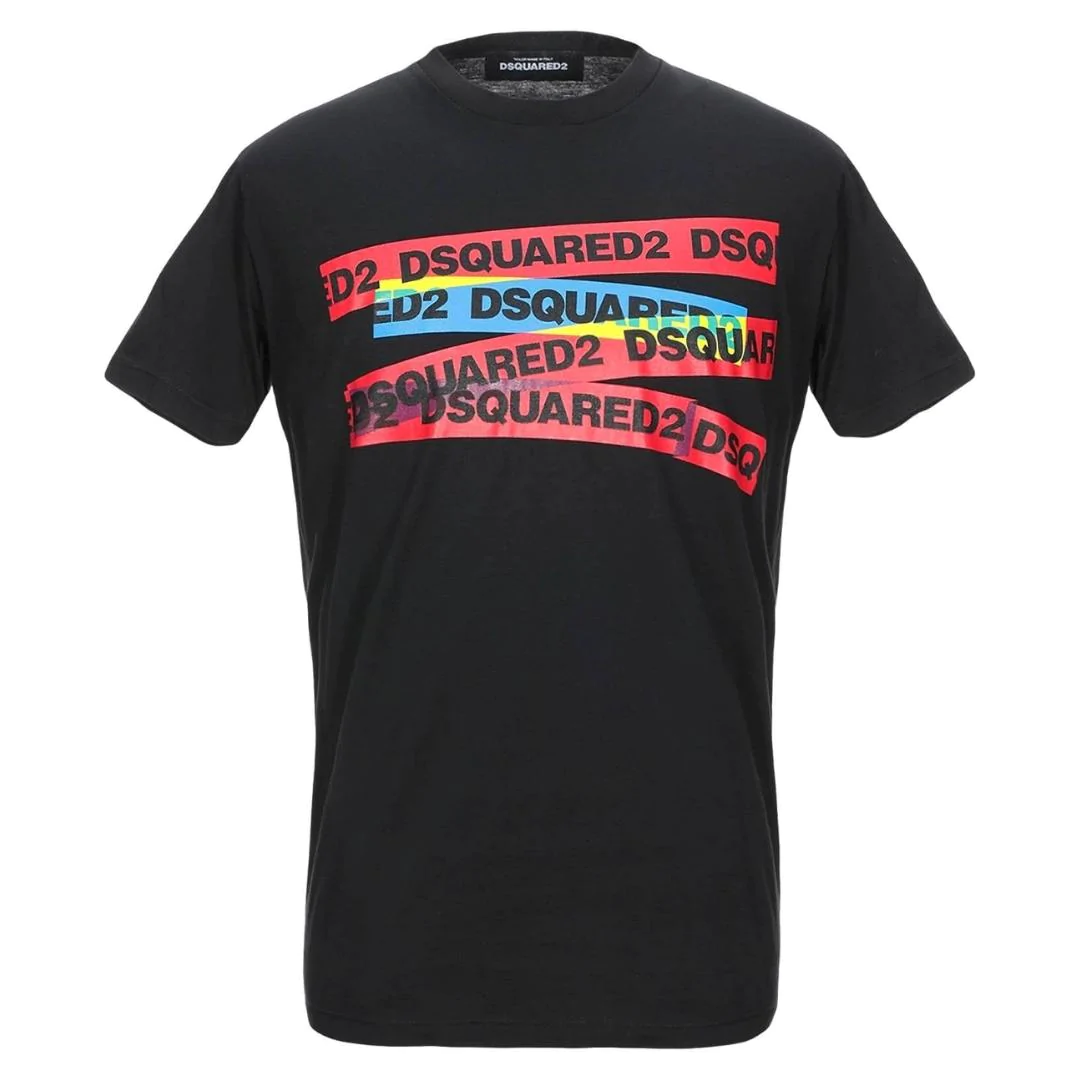 DSquared2 Tape T-Shirt Black