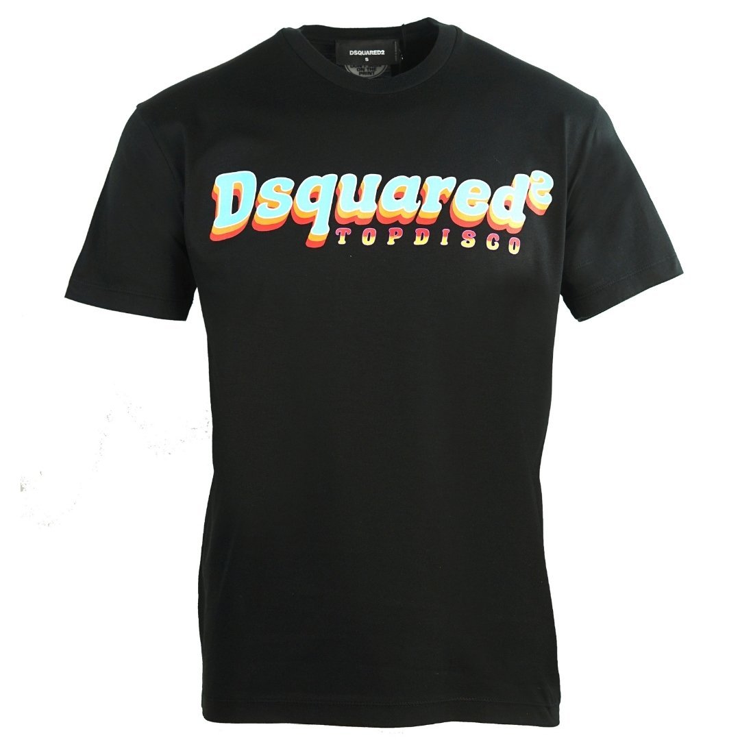 DSquared2 Disco Logo T-Shirt Black