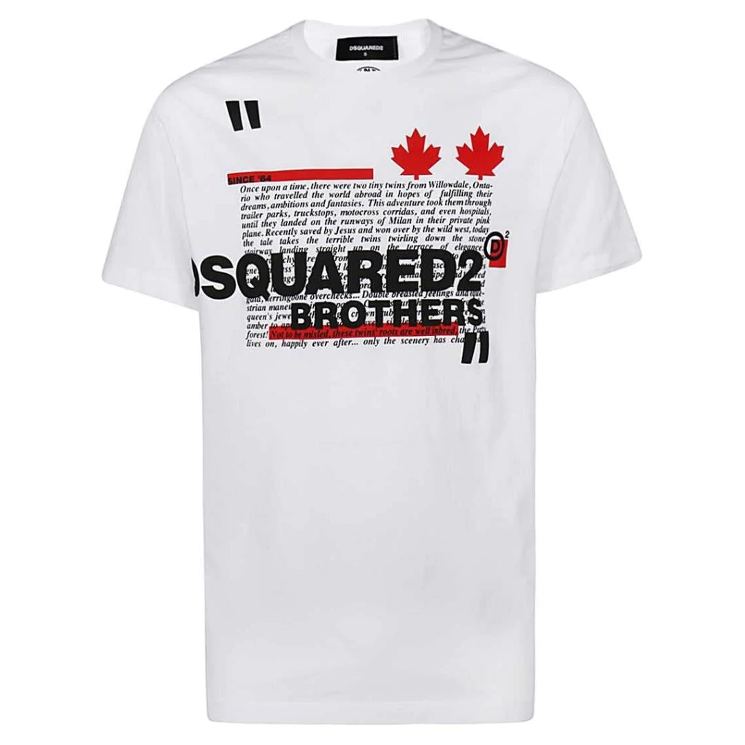 DSquared2 D2 Story T-Shirt White