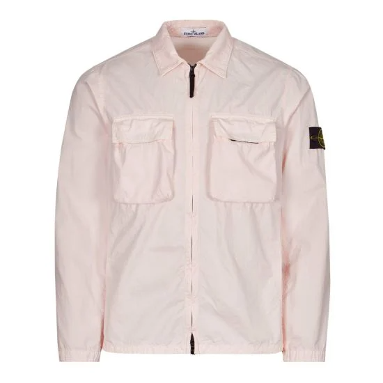 Stone island salmon overshirt store