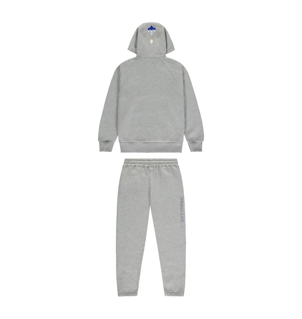 Trapstar Chenille 2.0 Logo Tracksuit Grey/Ice